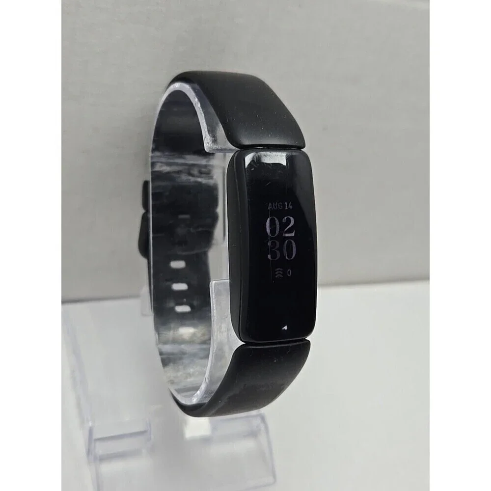 Fitbit Inspire 2 Fitness Tracker Black Heart Rate Monitor Tested No Charger